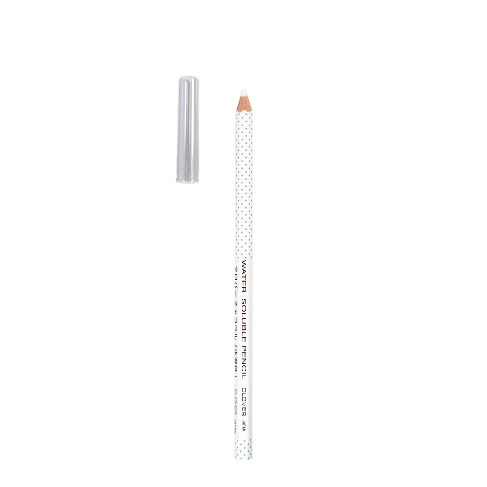 Clover Water Soluble Fabric Pencil - White