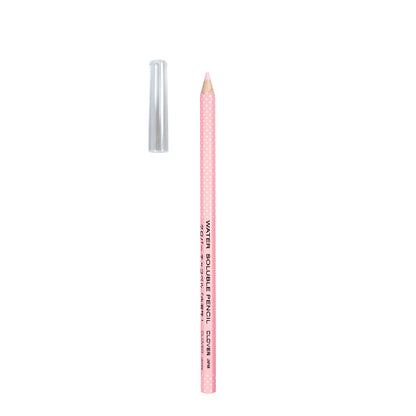 Clover Water Soluble Fabric Pencil - Pink Folded