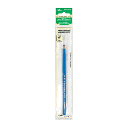 Clover Iron-on Transfer Pencil - Blue Folded