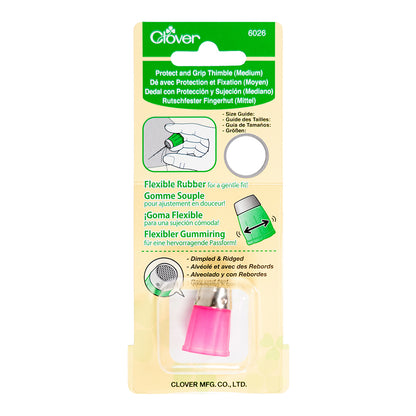 Clover Protect and Grip Thimble - Medium Folded