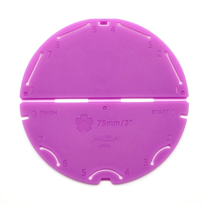 Clover Kanzashi Flower Maker - Orchid Petal - Large 3"/75mm Folded