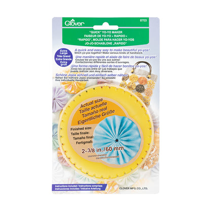 Clover Quick Yo-Yo Maker - Extra Large 2.375"/60mm