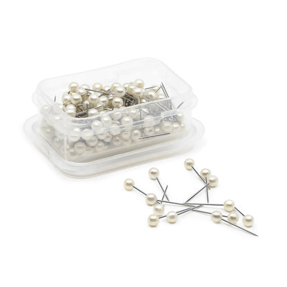 Dritz Petite Pearlized Pins - 0.75" White - 150 ct