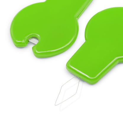 Dritz Needle Threader with Cutter - Green
