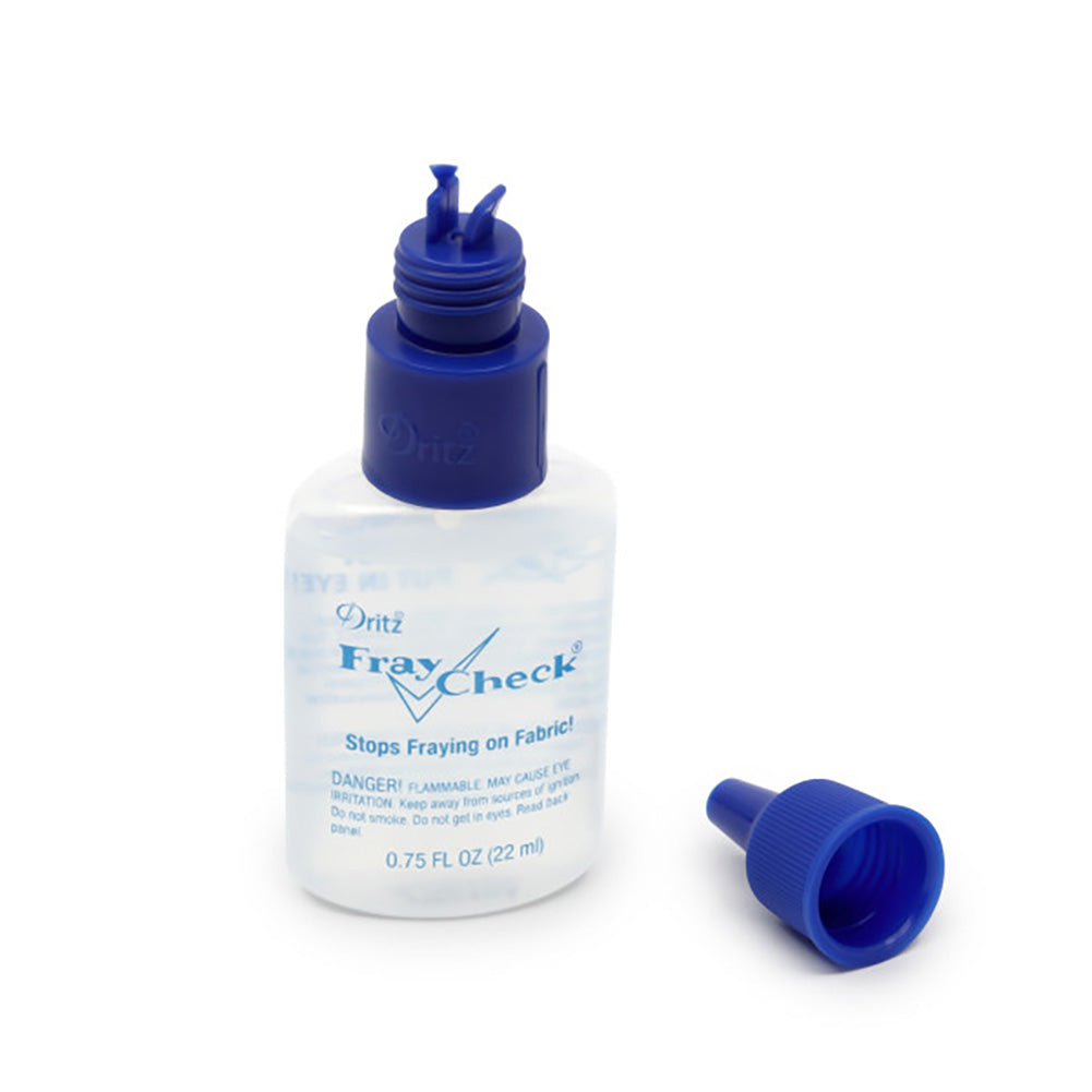 Dritz Fray Check® Liquid Seam Sealant with Fabric Guide Applicator - 0.75 FL OZ