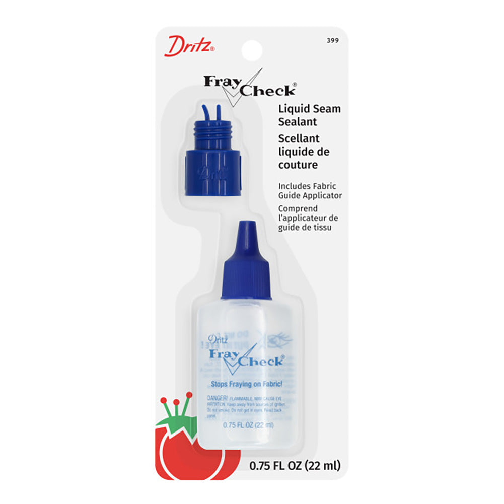 Dritz Fray Check® Liquid Seam Sealant with Fabric Guide Applicator - 0.75 FL OZ