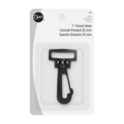 Dritz Swivel Hook - Black - 1"