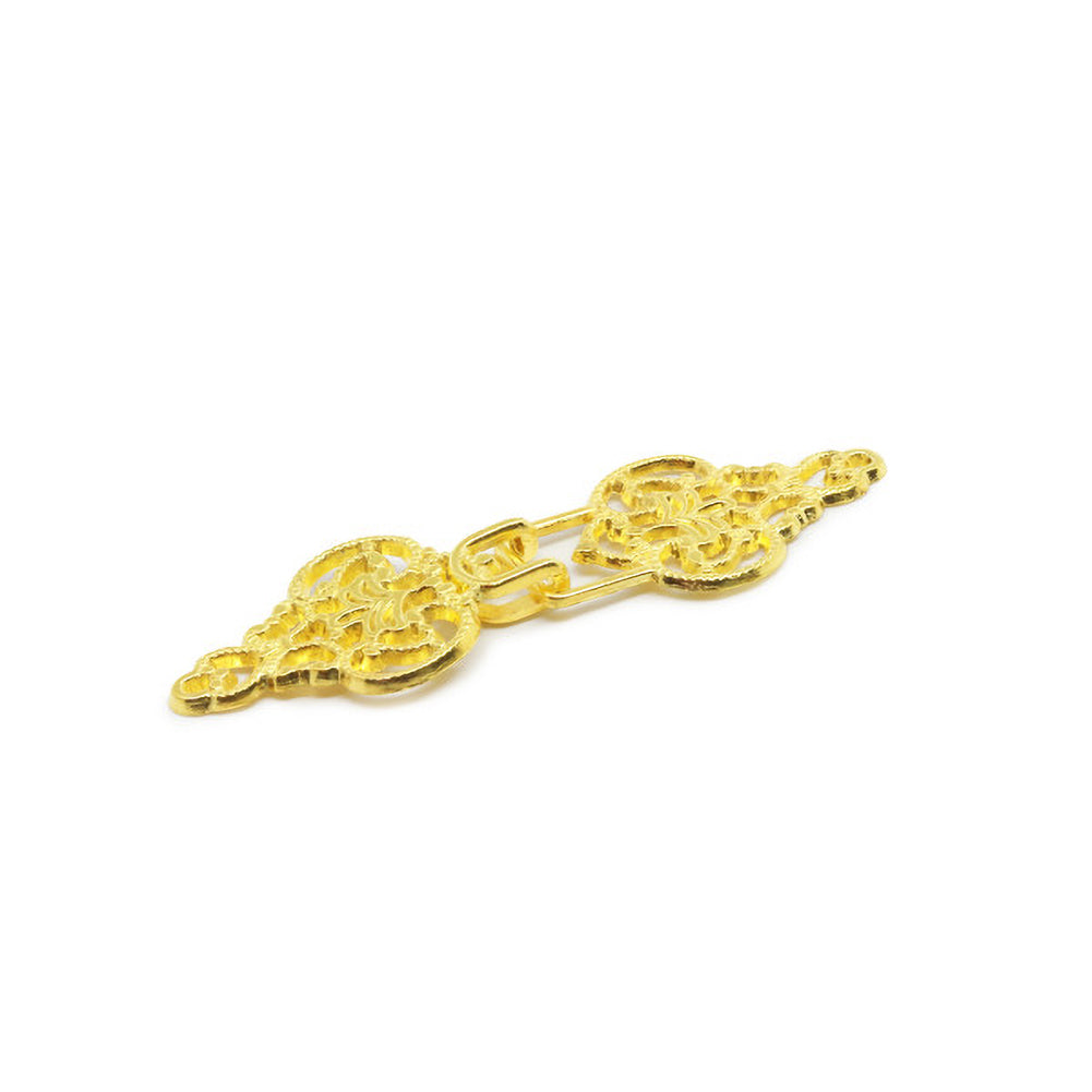 Dritz Filigree Hook & Eye Closure - Gold - 1 Set Folded