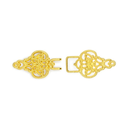 Dritz Filigree Hook & Eye Closure - Gold - 1 Set Full