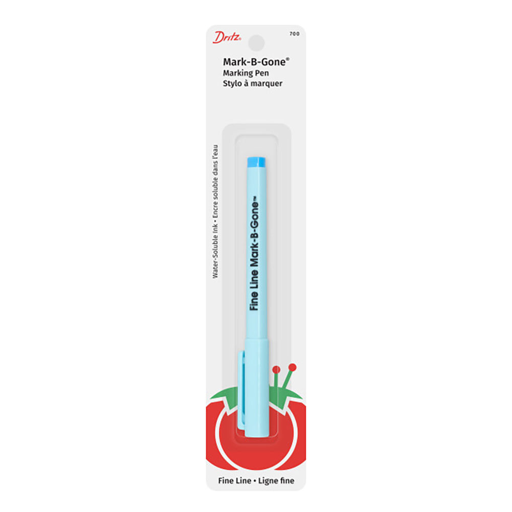 Dritz The Fine Line Water Erasable Marking Pen - Blue