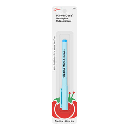 Dritz The Fine Line Water Erasable Marking Pen - Blue