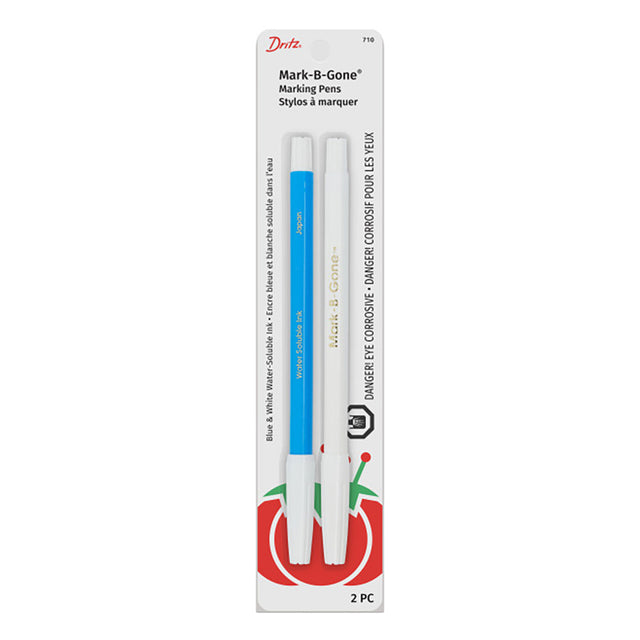 Dritz Mark-B-Gone Marking Pens - Assorted - 2pc