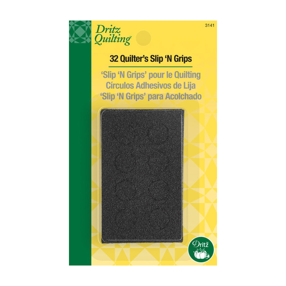 Dritz Quilter's Slip 'N Grips Pressure Sensitive Fabric Grabbers - 32pc
