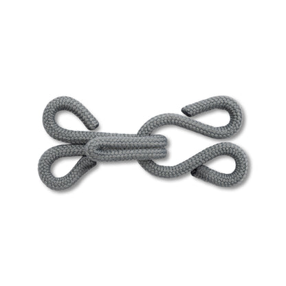 Prym Fur Hooks & Eyes - Gray Fabric Covered - 3 Sets