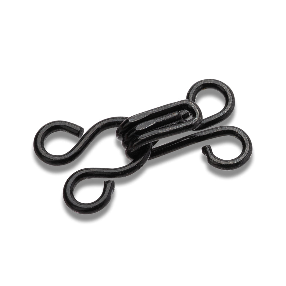Prym Hooks & Eyes - Black Size 2 - 12 Sets Folded