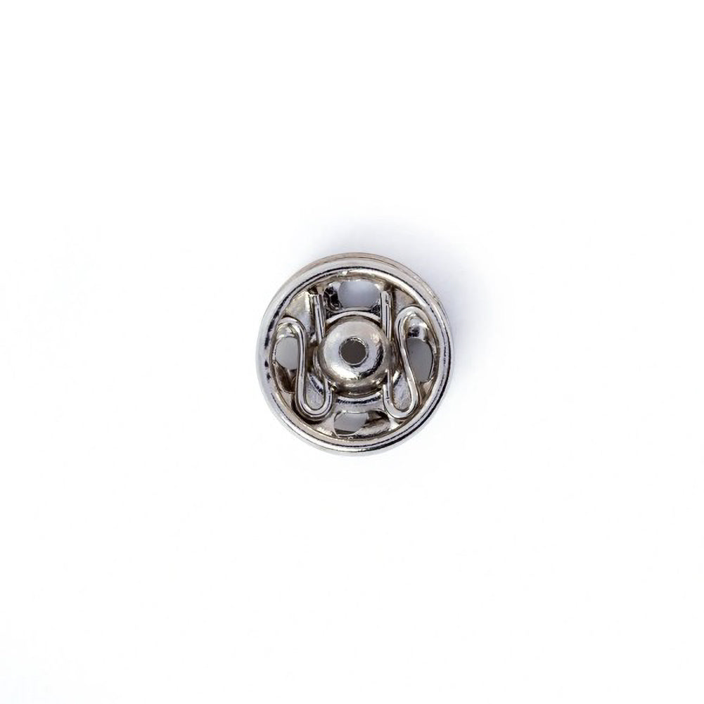Prym Sew-On Snap Fasteners - Silver Brass 6mm - 12 ct Folded