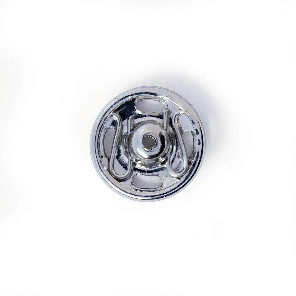 Prym Sew-On Snap Fasteners - Silver Brass 9mm - 12 ct Folded