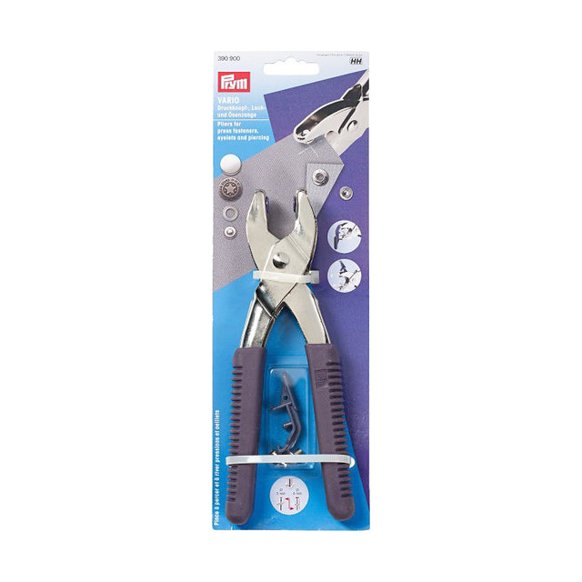 Prym VARIO Pliers for Press Fasteners, Eyelets and Piercing - Purple