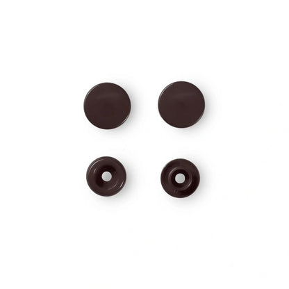Prym Color Snaps - Dark Brown 12.4mm - 30pc Folded