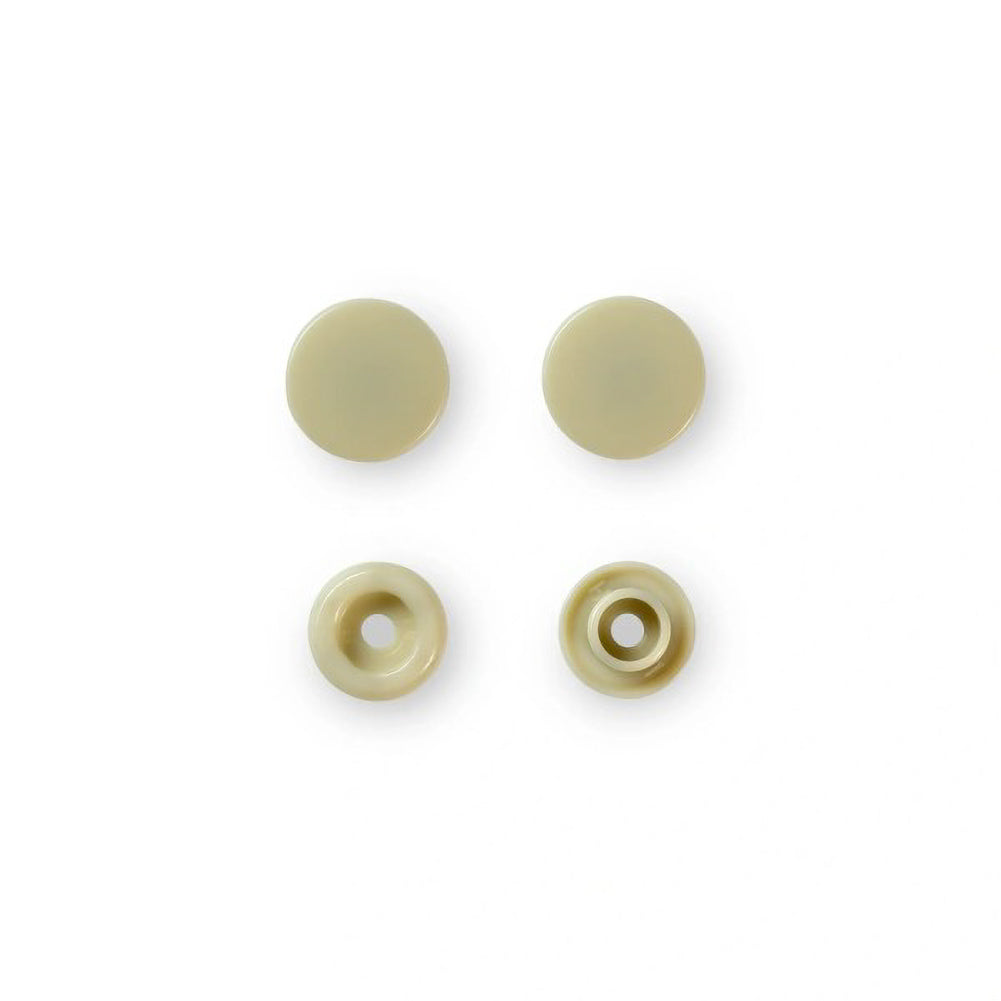 Prym Color Snaps - Beige 12.4mm - 30pc Folded