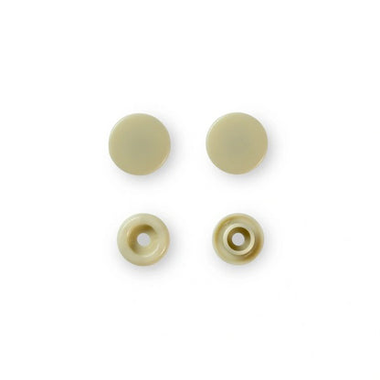 Prym Color Snaps - Beige 12.4mm - 30pc Folded