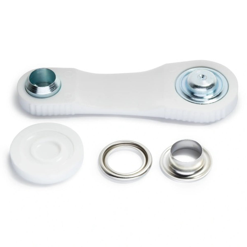 Prym Eyelets with Washers with Tools - Silver 11mm - 15pc Detail