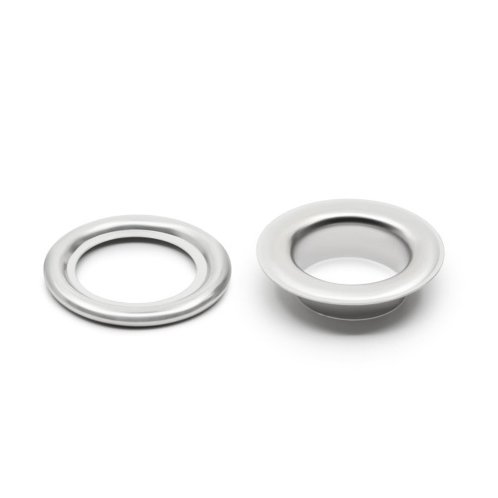 Prym Eyelets with Washers and Tools - Silver 14mm - 10pc Detail