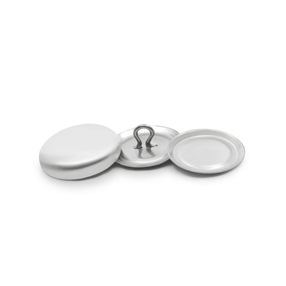 Dritz Craft Cover Button Kit - Nickel - 0.75", 18 Sets Folded