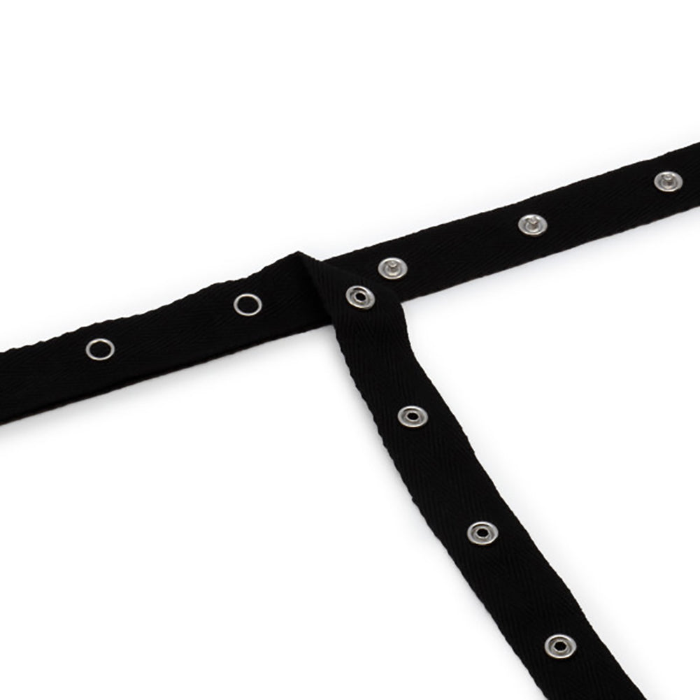 Dritz Snap Tape with Metal Snaps - Black - 8yds - Folded