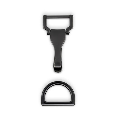 Dritz Large Hook & D-Ring - Gunmetal - 1 Set