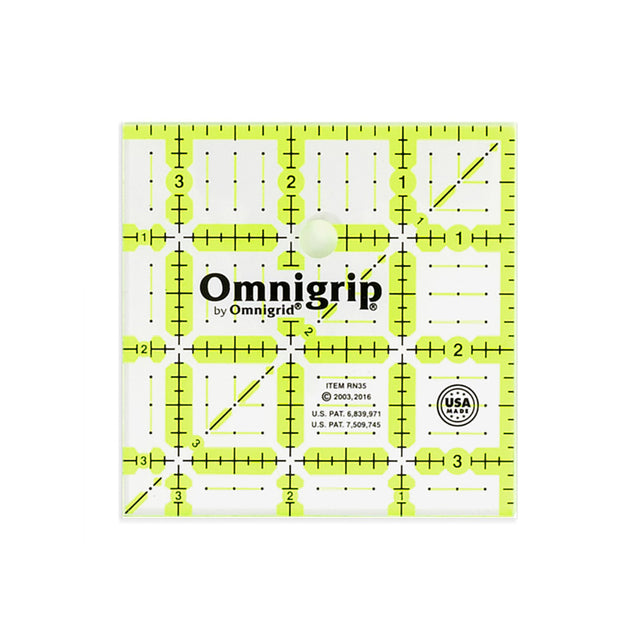 Omnigrip Square Ruler Template - 3.5" x 3.5"
