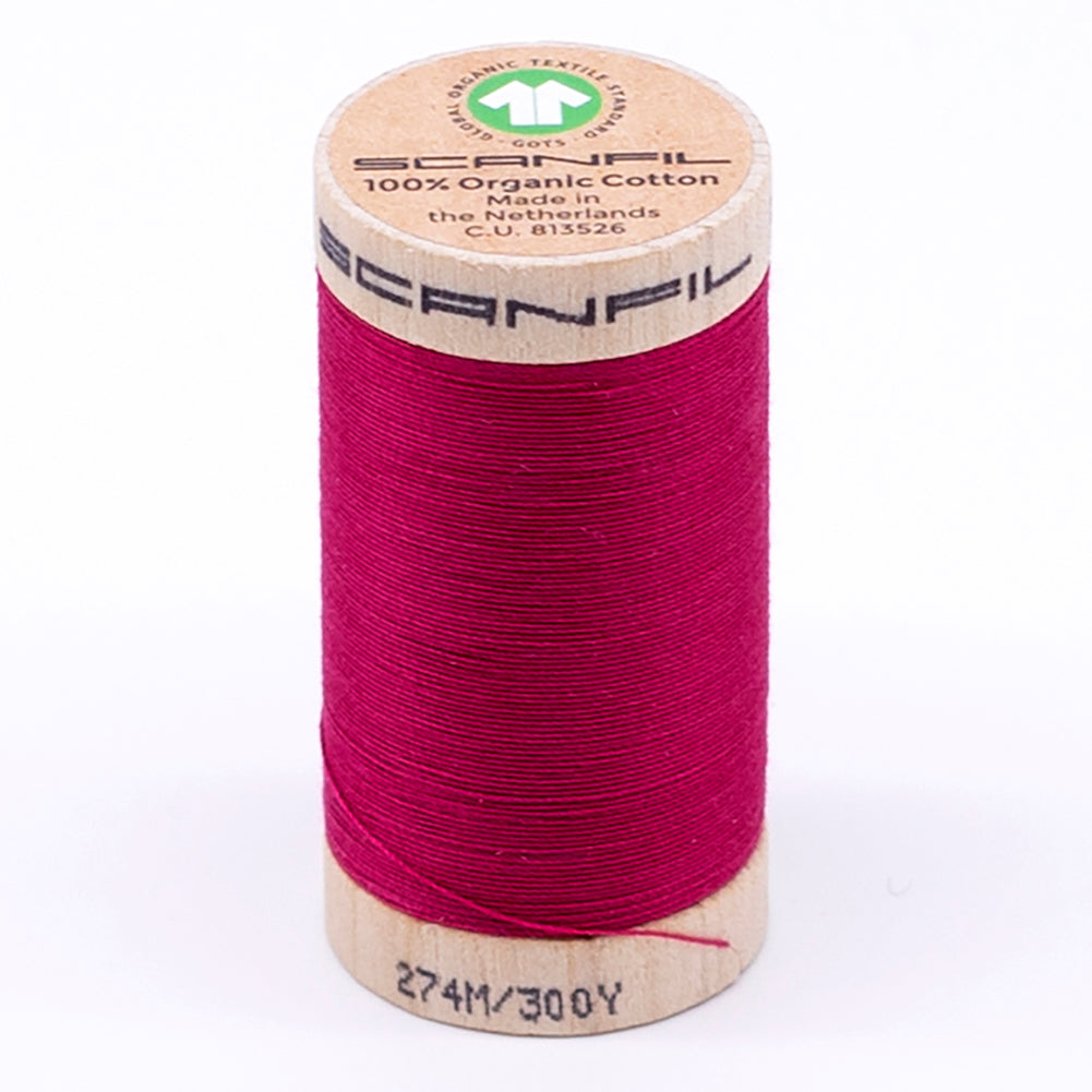 SCANFIL® 30wt Organic Pima Cotton Thread 300 yds - 4811 Love Potion