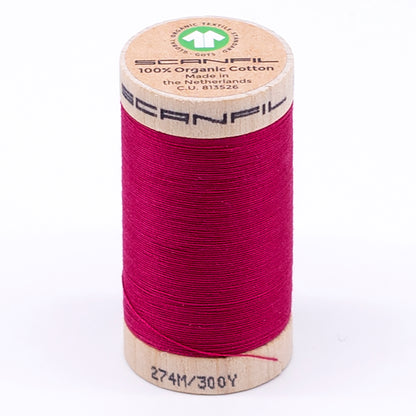 SCANFIL® 30wt Organic Pima Cotton Thread 300 yds - 4811 Love Potion