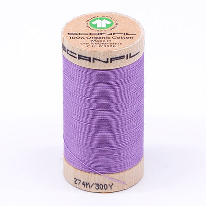 SCANFIL® 30wt Organic Pima Cotton Thread 300 yds - 4812 Regal Orchid
