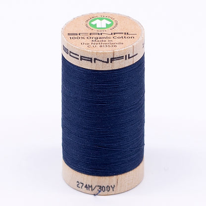 SCANFIL® 30wt Organic Pima Cotton Thread 300 yds - 4815 Poseidon