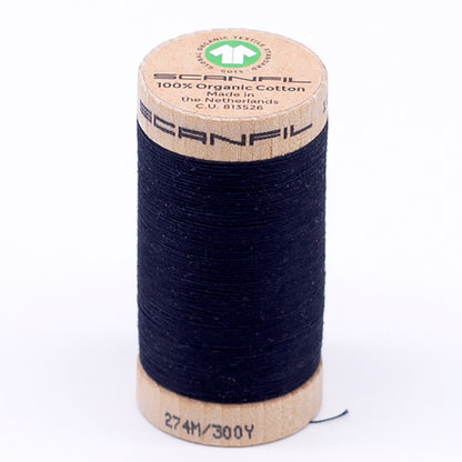 SCANFIL® 30wt Organic Pima Cotton Thread 300 yds - 4818 Night Sky