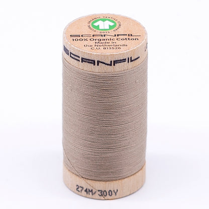SCANFIL® 30wt Organic Pima Cotton Thread 300 yds - 4825 Crockery