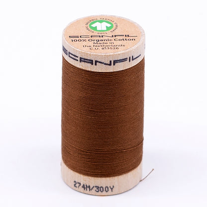 SCANFIL® 30wt Organic Pima Cotton Thread 300 yds - 4827 Cathay Spice