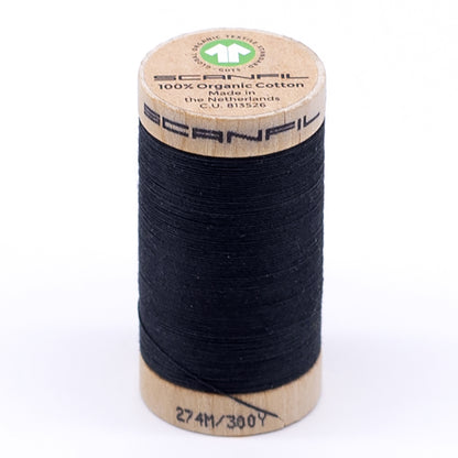 SCANFIL® 30wt Organic Pima Cotton Thread 300 yds - 4833 Vulcanic Ash