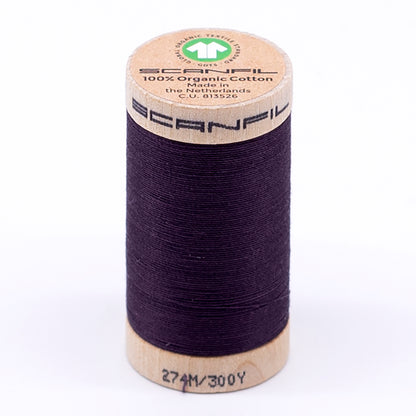 SCANFIL® 30wt Organic Pima Cotton Thread 300 yds - 4845 Plum Perfect