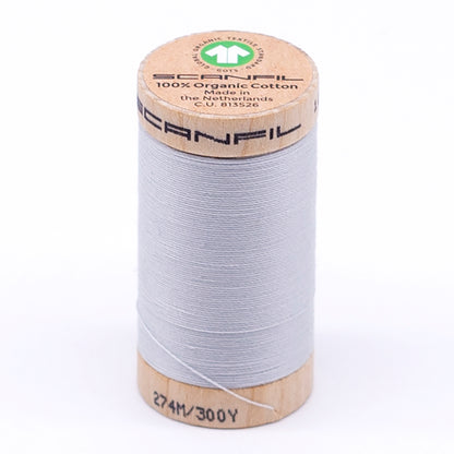 SCANFIL® 30wt Organic Pima Cotton Thread 300 yds - 4855 Oyster Mushroom