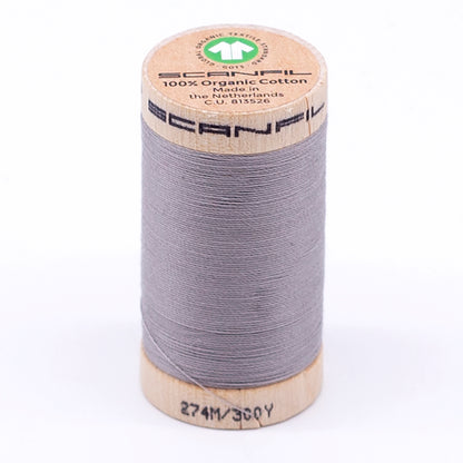 SCANFIL® 30wt Organic Pima Cotton Thread 300 yds - 4858 Dove