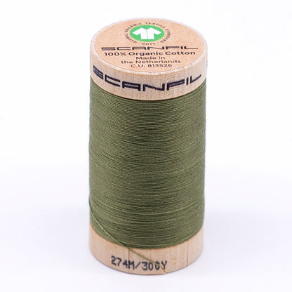 SCANFIL® 30wt Organic Pima Cotton Thread 300 yds - 4859 Sage