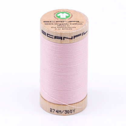 SCANFIL® 30wt Organic Pima Cotton Thread 300 yds - 4860 Crystal Pink