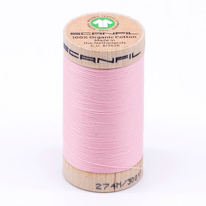 SCANFIL® 30wt Organic Pima Cotton Thread 300 yds - 4861 Cristal Rose