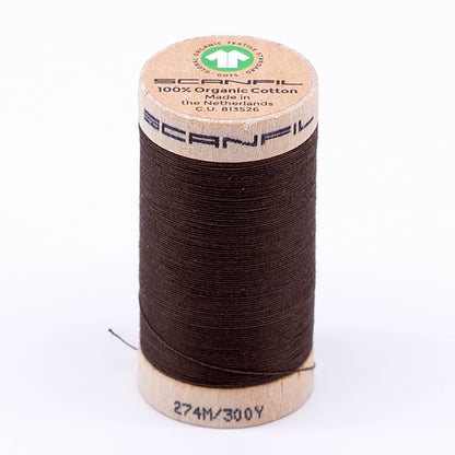 SCANFIL® 30wt Organic Pima Cotton Thread 300 yds - 4864 Coffee Liqueur