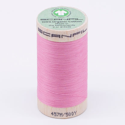 SCANFIL® 50wt Organic Pima Cotton Thread 500 yds - 4809 Candy Pink