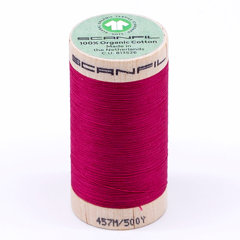 SCANFIL® 50wt Organic Pima Cotton Thread 500 yds - 4811 Love Potion