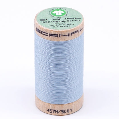SCANFIL® 50wt Organic Pima Cotton Thread 500 yds - 4814 Winter Sky