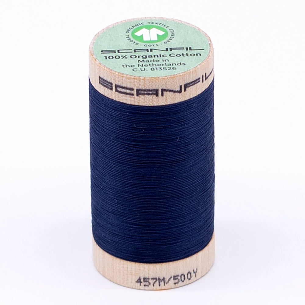 SCANFIL® 50wt Organic Pima Cotton Thread 500 yds - 4815 Poseidon